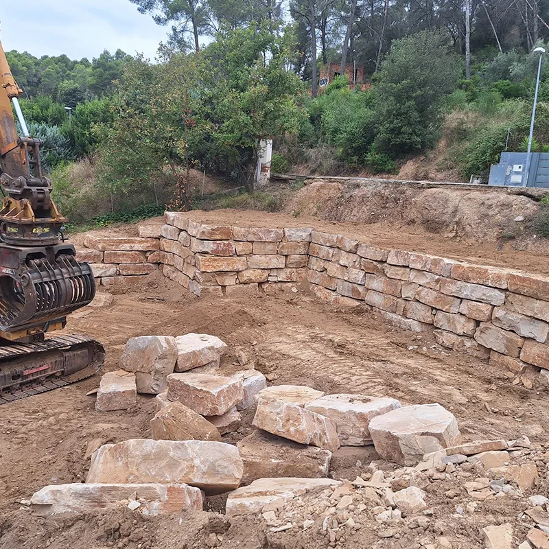 Preparación de cimentaciones para muros y estructuras​