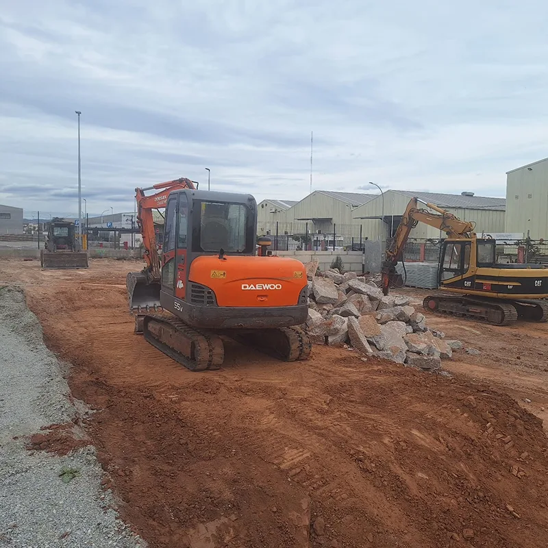 Preparación de cimentaciones para muros y estructuras​