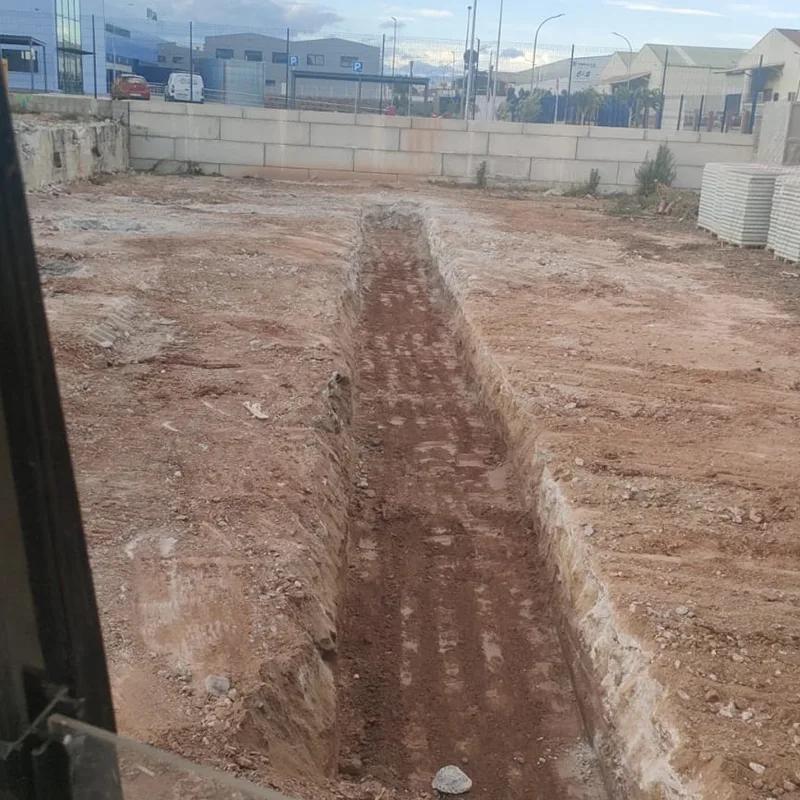 Preparación de cimentaciones para muros y estructuras​